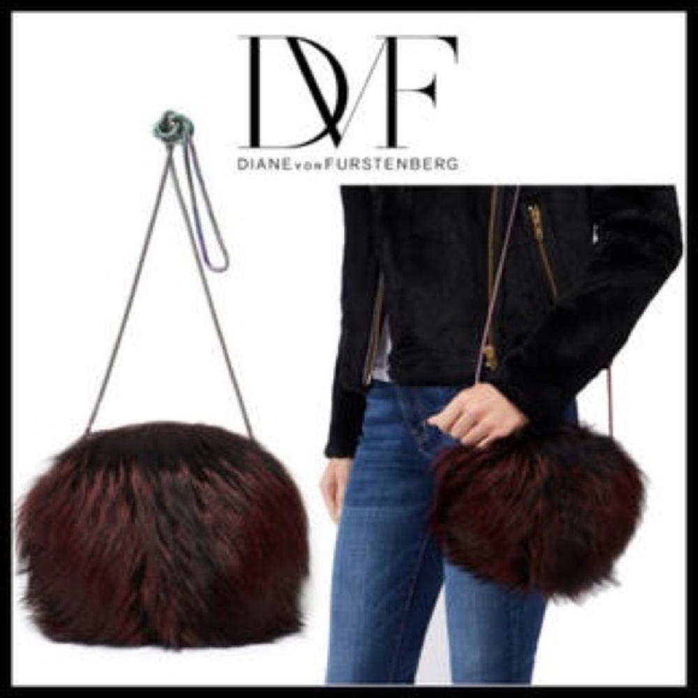 Auth 🌸DVF ❤️Soiree ❤️Tuxedo Flap bag NWT ✅